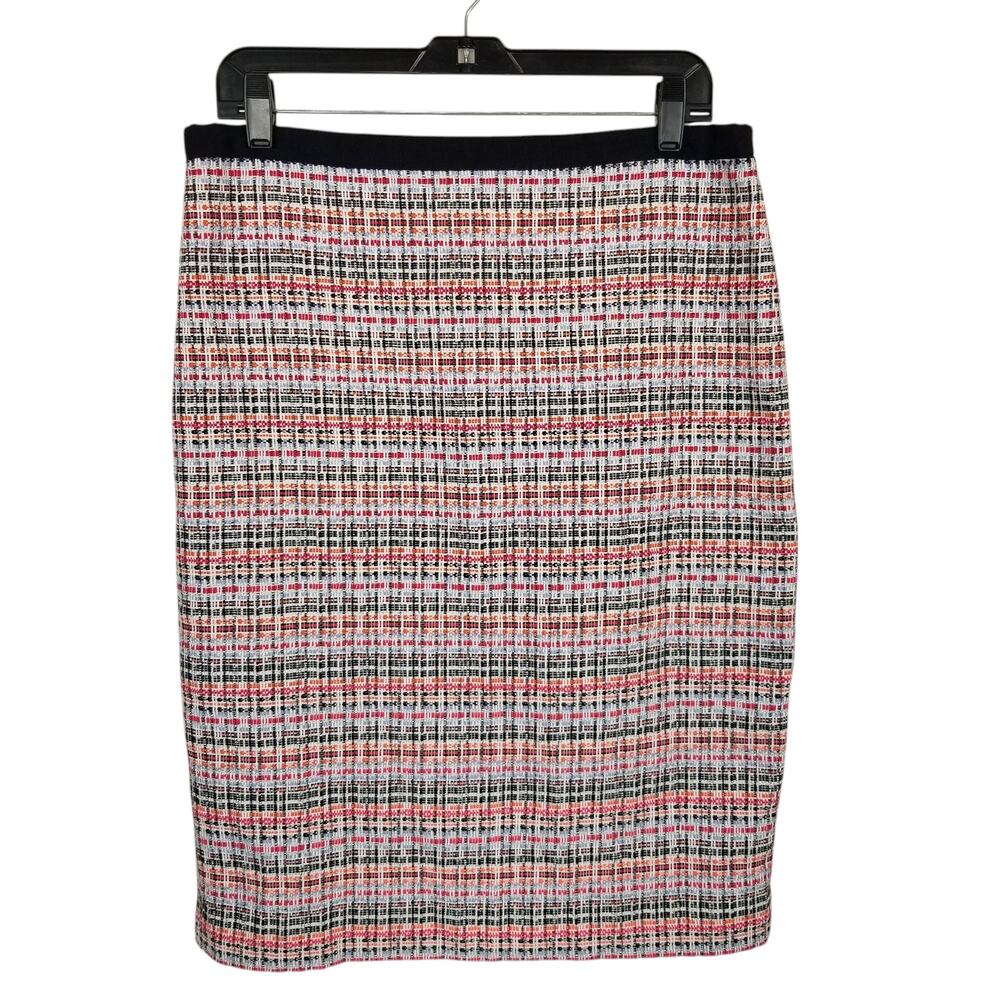Talbots Women's Tweed Textured Woven Pencil Skirt Size 10